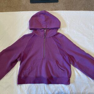 Lululemon scuba half-zip atomic purple xs/s